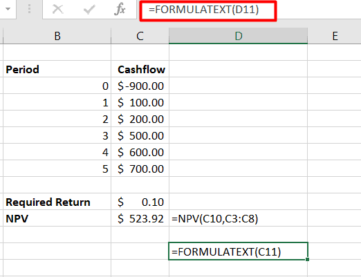 FORMULATEXT Excel Circular Reference Error