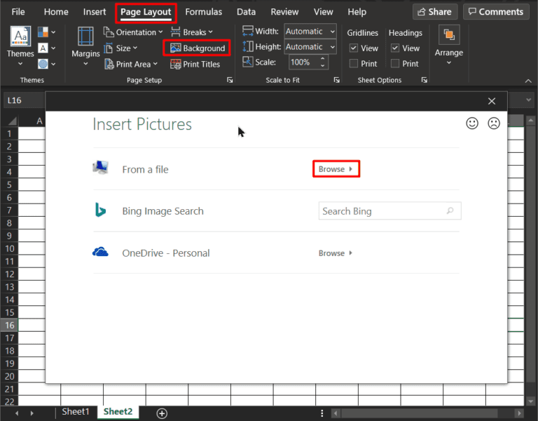 How To Apply White Background 1 Excel Hunter Publeausing