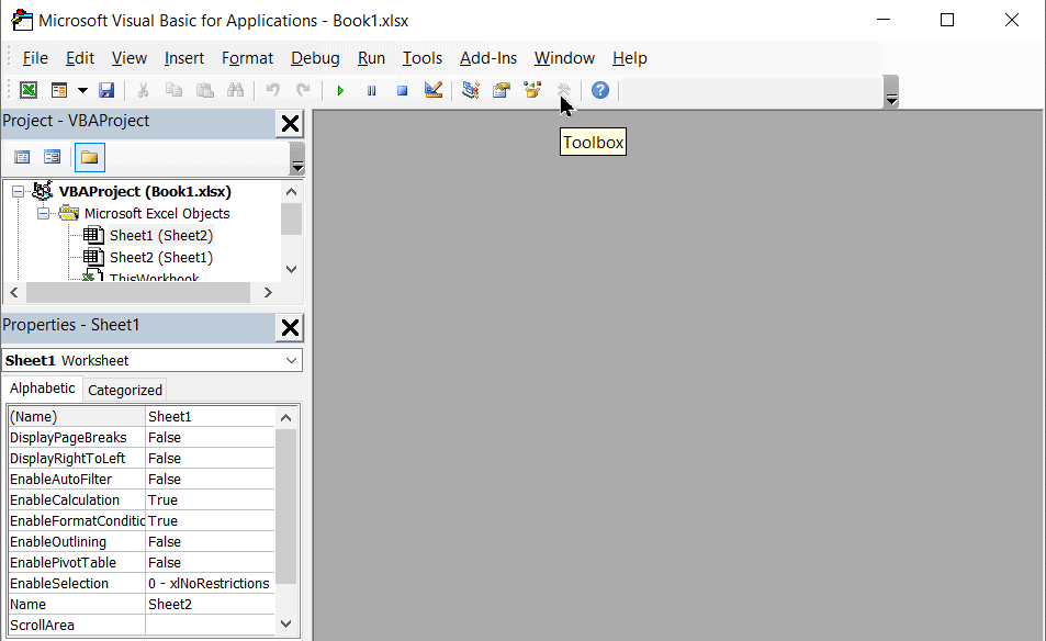 Press Alt+F11 to access the Excel VBA Editor