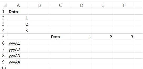 Dynamically Transpose Excel Data Using Paste Special