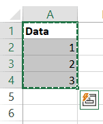 Select the data range you want to transpose