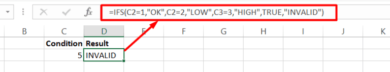 How to Use the Excel IFS Function? – 2 Easy Examples