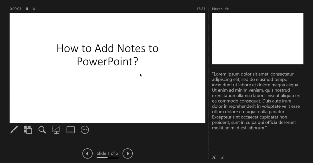 How to Add Notes to PowerPoint?