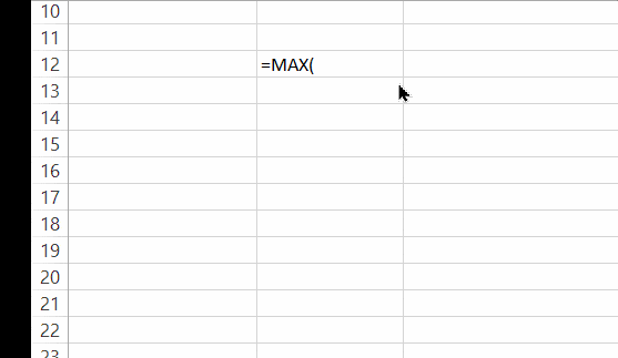 Named ranges appearing in formula suggestions